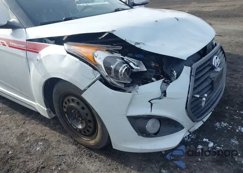 2016 Hyundai Veloster Turbo from USA, damaged, VIN KMHTC6AE4GU268503